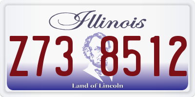 IL license plate Z738512
