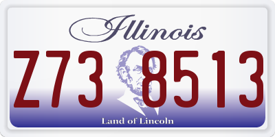 IL license plate Z738513