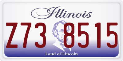 IL license plate Z738515