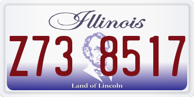 IL license plate Z738517