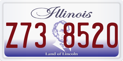 IL license plate Z738520