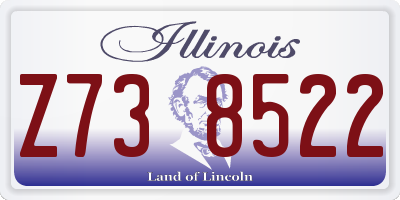 IL license plate Z738522