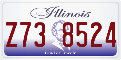 IL license plate Z738524