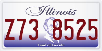IL license plate Z738525