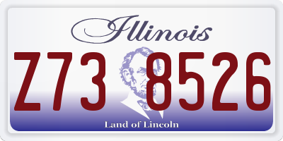 IL license plate Z738526