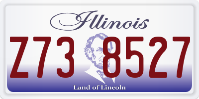IL license plate Z738527