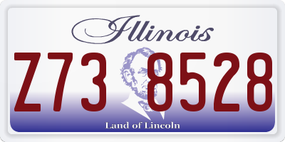 IL license plate Z738528