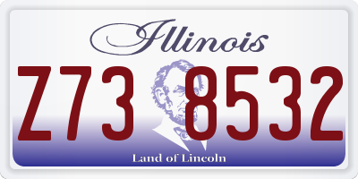 IL license plate Z738532