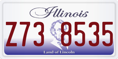IL license plate Z738535
