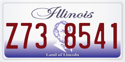 IL license plate Z738541