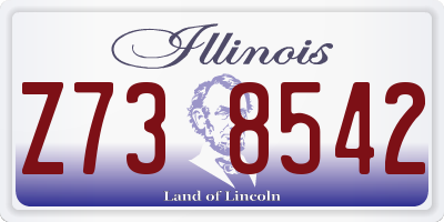IL license plate Z738542