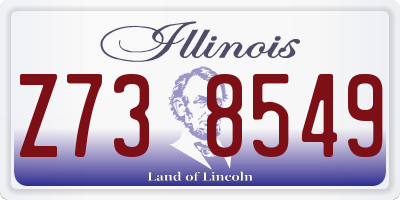 IL license plate Z738549