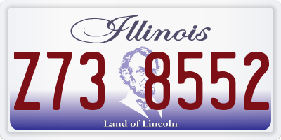 IL license plate Z738552