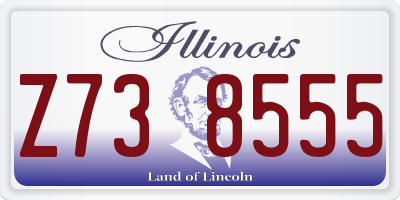 IL license plate Z738555