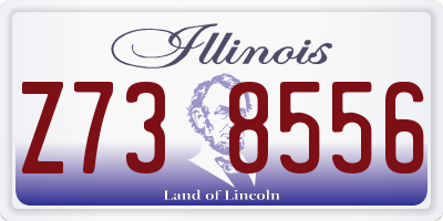 IL license plate Z738556