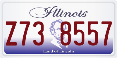 IL license plate Z738557
