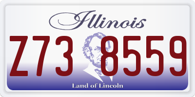 IL license plate Z738559