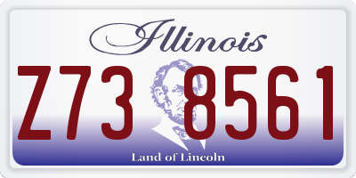 IL license plate Z738561