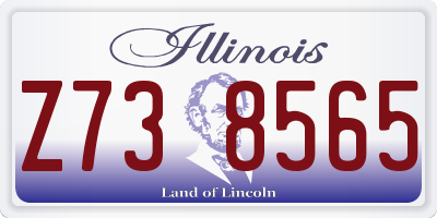 IL license plate Z738565