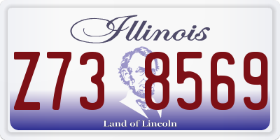 IL license plate Z738569