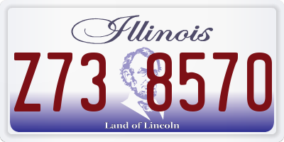 IL license plate Z738570