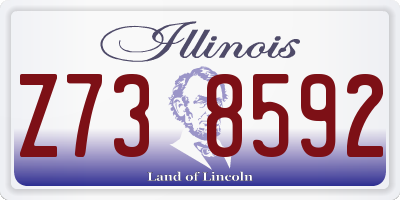 IL license plate Z738592