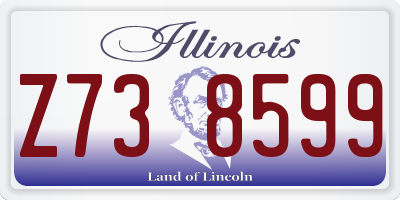 IL license plate Z738599