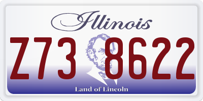 IL license plate Z738622