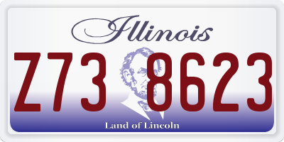 IL license plate Z738623