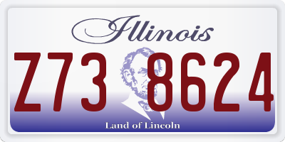 IL license plate Z738624