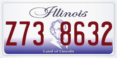 IL license plate Z738632