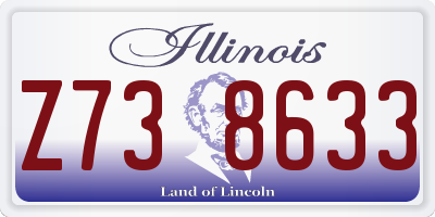 IL license plate Z738633