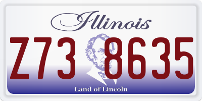 IL license plate Z738635