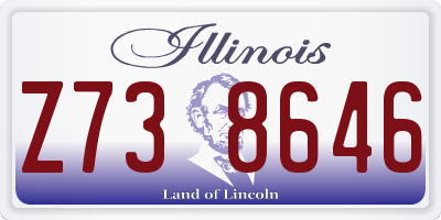 IL license plate Z738646
