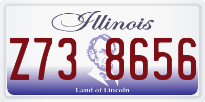 IL license plate Z738656