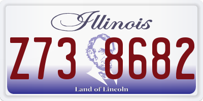 IL license plate Z738682