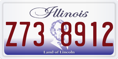 IL license plate Z738912