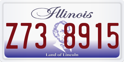 IL license plate Z738915