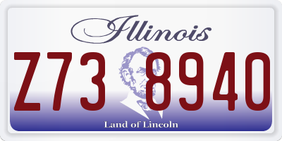 IL license plate Z738940