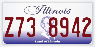 IL license plate Z738942