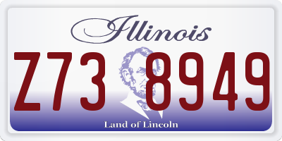 IL license plate Z738949