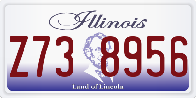 IL license plate Z738956