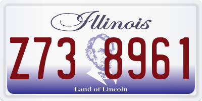 IL license plate Z738961