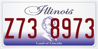 IL license plate Z738973