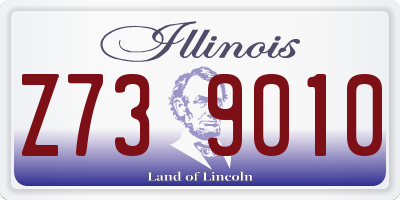 IL license plate Z739010