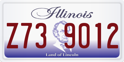 IL license plate Z739012
