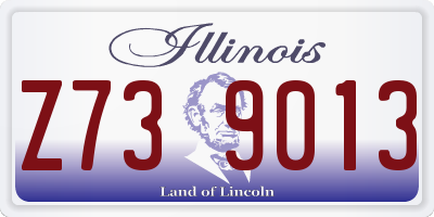 IL license plate Z739013