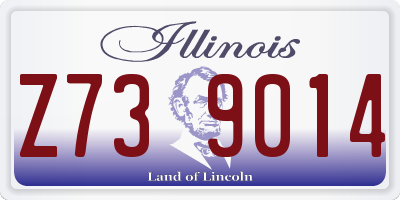 IL license plate Z739014