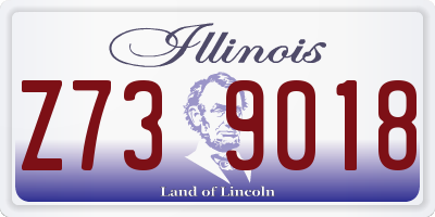 IL license plate Z739018