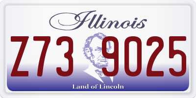 IL license plate Z739025